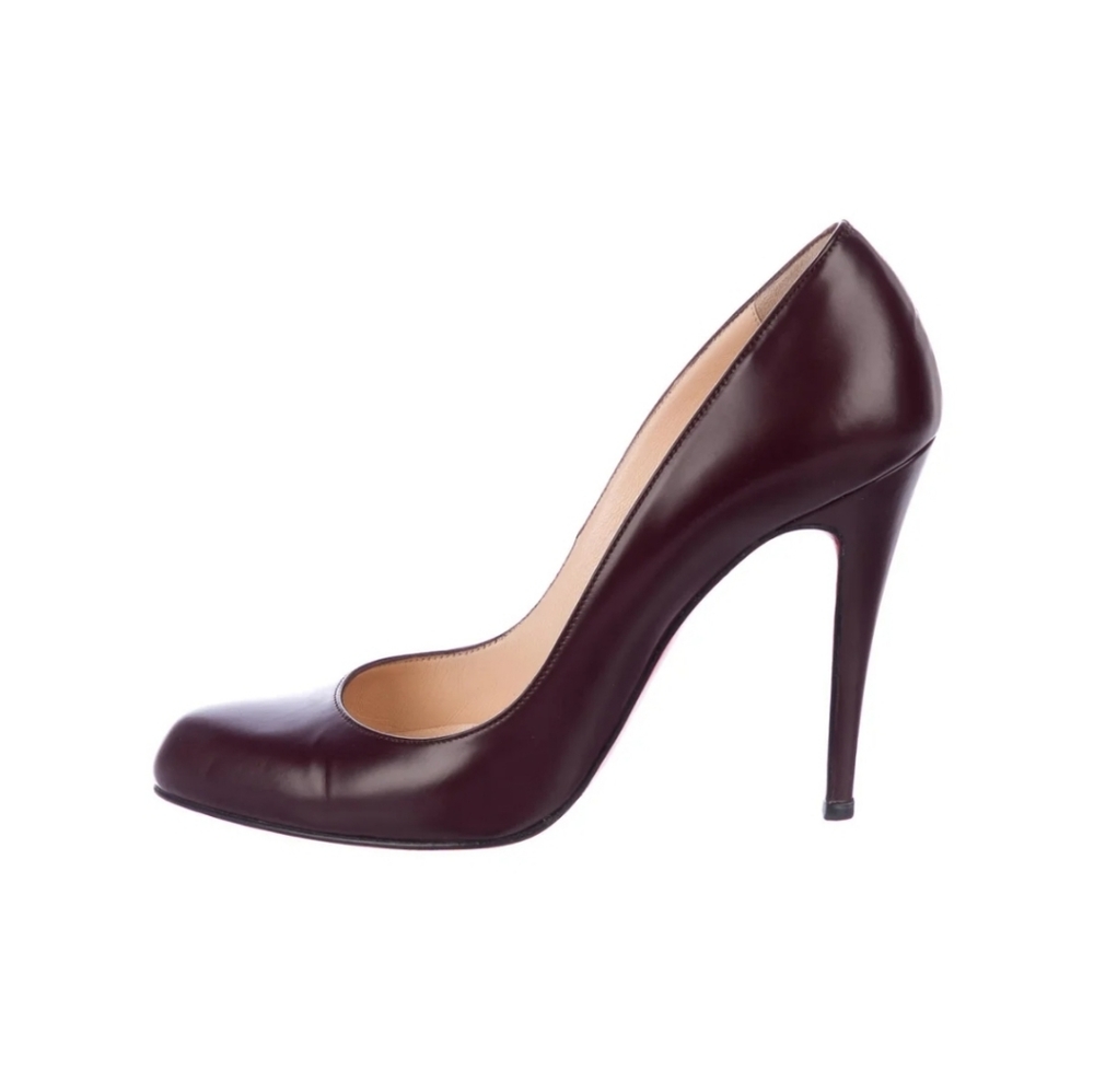 Christian Louboutin Oxblood Pigalle Pumps 100mm - Picture 5 of 11